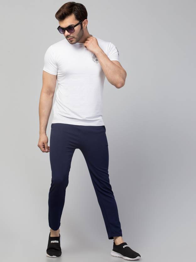 Blue Track Pants for Men's